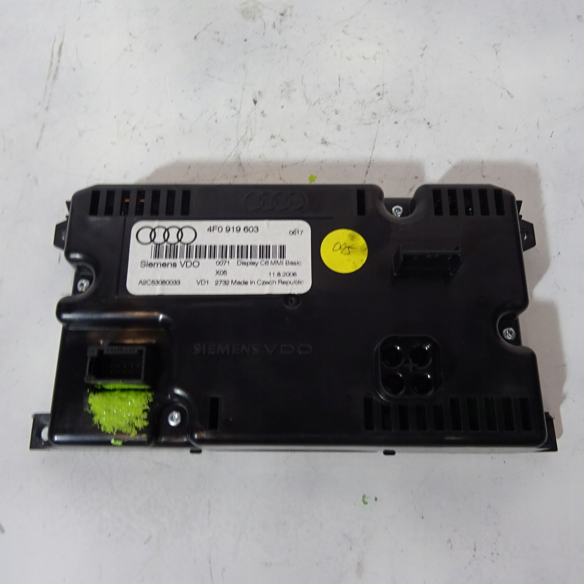 AUDI A6 C6 Bildschirm, 4F0919603