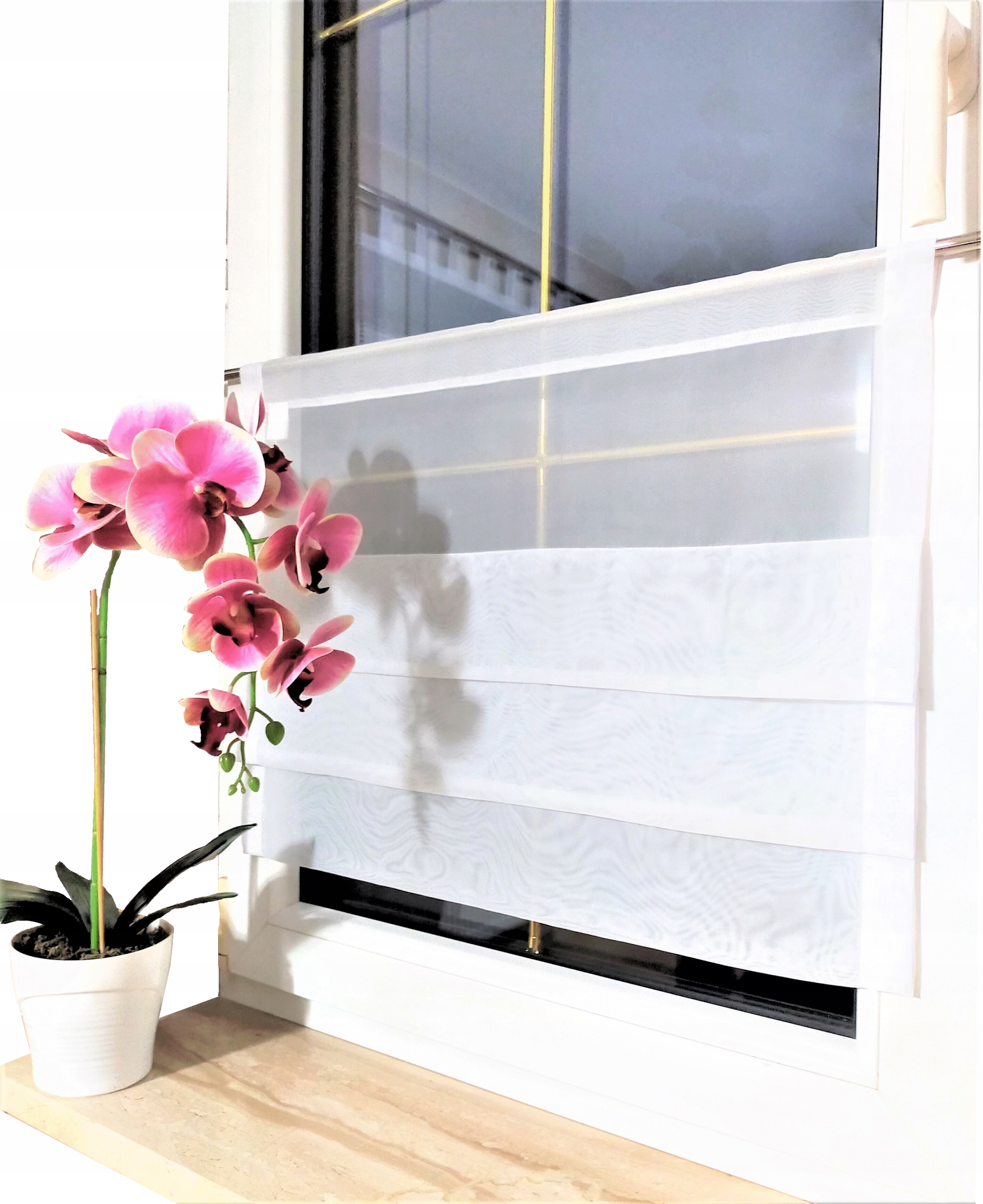 NOWOCZESNA FIRANA ZAZDROSTKA PANELOWA 70/45 CM KUCHNIA