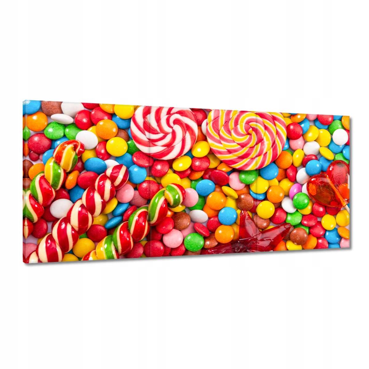Obrazy 210x100 Lízanky dražé cukríky Sladkosti
