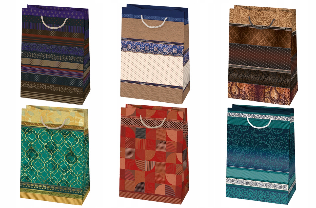 

Torby prezentowe mix 23x11x32 cm/ 1 sztuka
