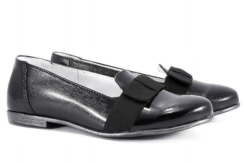 KORNECKI 4906 BALERINY DZIEWCZĘCE LORDSY PÓŁBUTY czarne Marka Kornecki