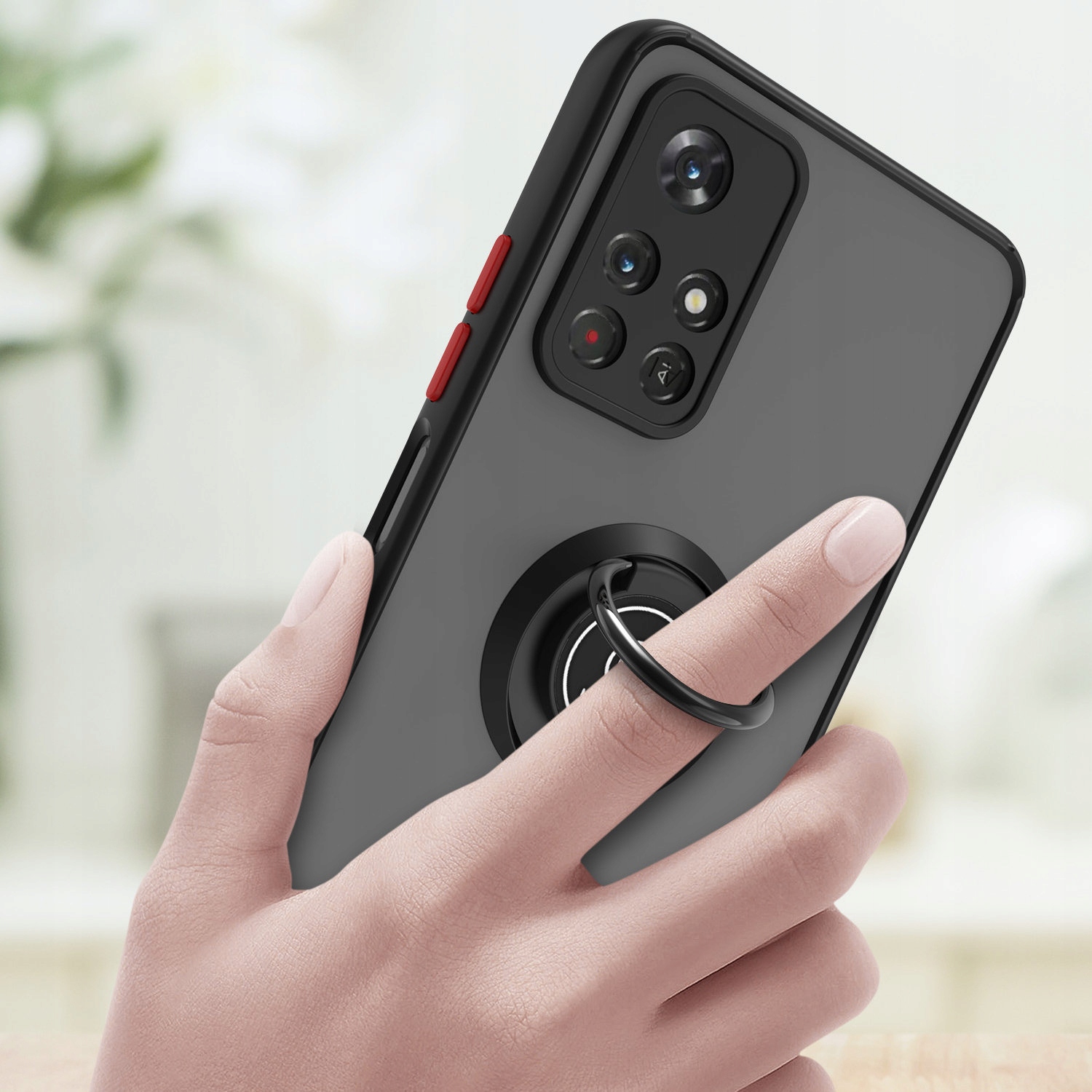 ETUI PANCERNE CASE COVER OBUDOWA RING + SZKŁO do INFINIX SMART 8 / HOT 40i Marka Exoguard