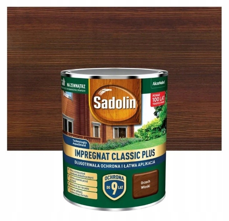 Sadolin Classic Plus 4,5 Orzech włoski