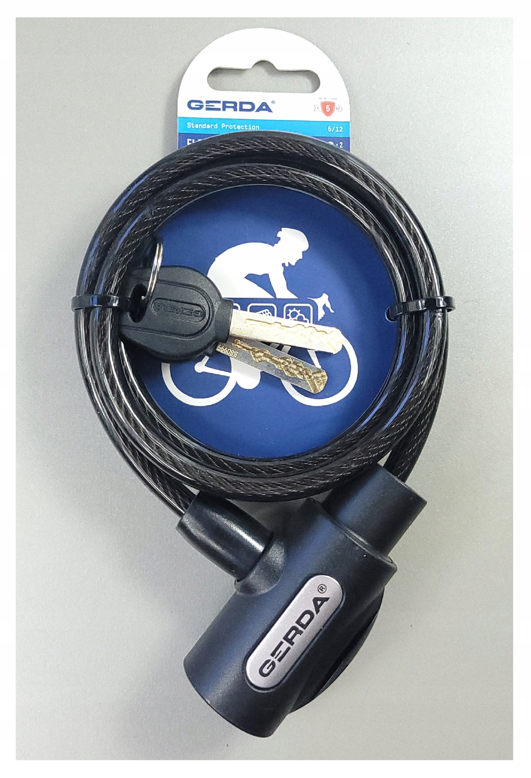 Zapięcie Rowerowe Gerda Linka Flex 1200/8V