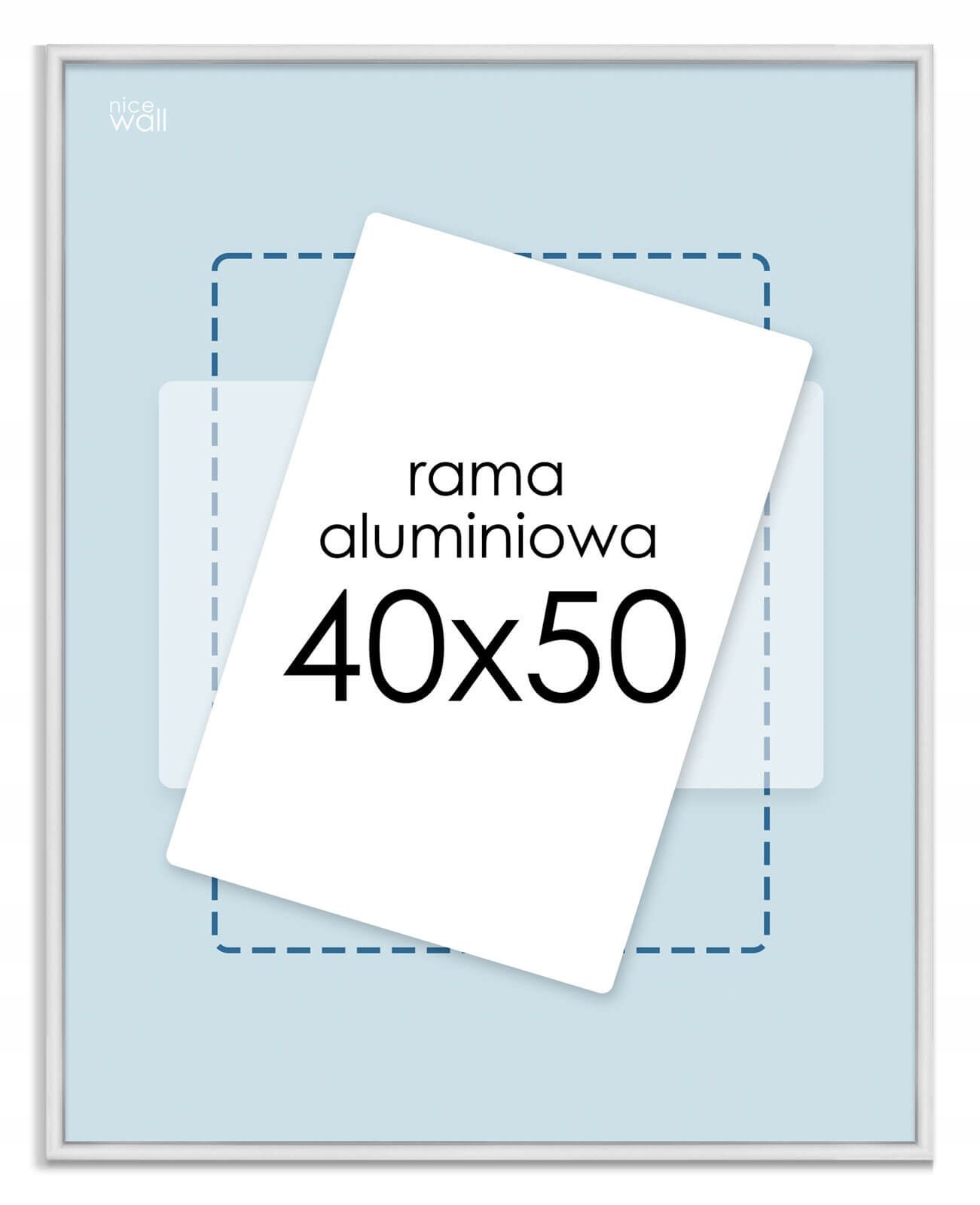 

Foto Ramka na zdjęcia Srebrna aluminiowa 40x50 cm