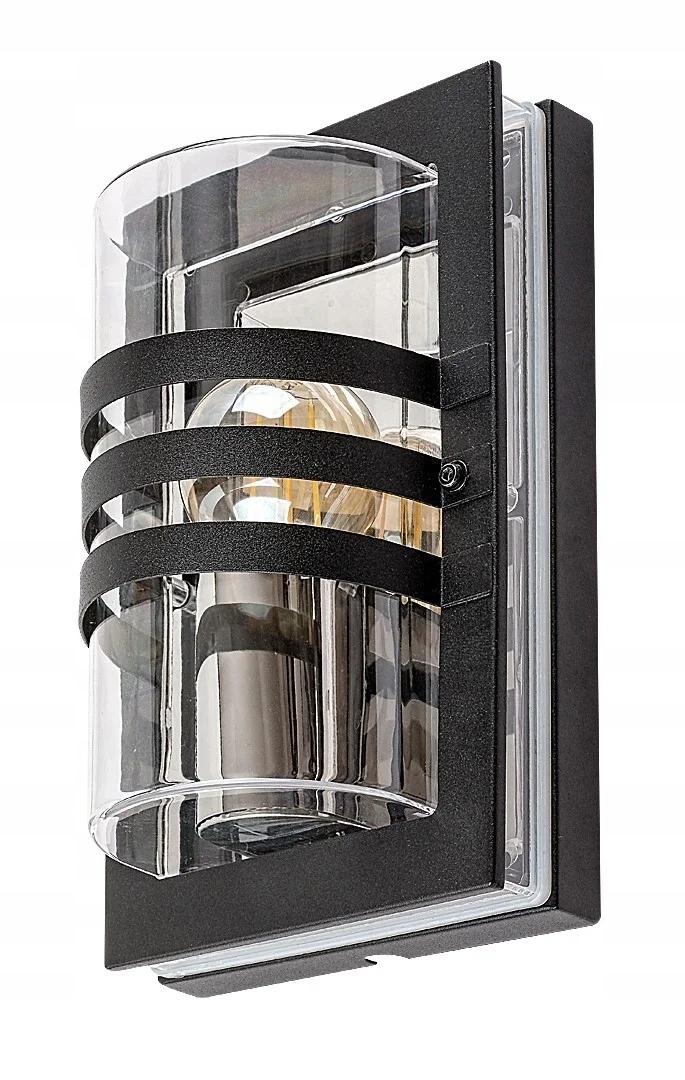 Vonkajšie nástenné svietidlo Moderné IP44 E27 Orlova čierne Rabalux