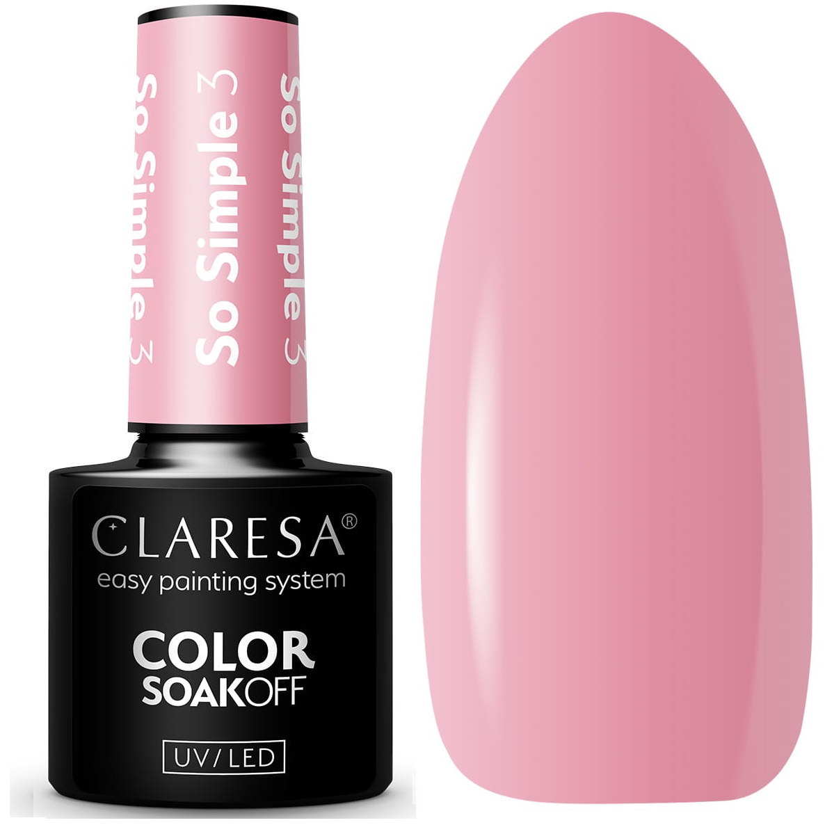 Claresa Lakier Hybrydowy do paznokci SO SIMPLE 3