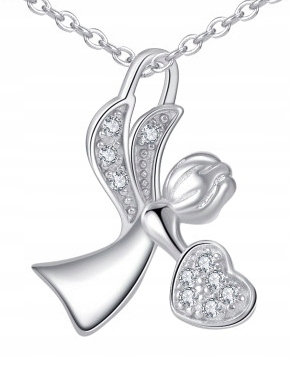 Stříbrný řetízkový řetízek k přijímání svaté přijímání , křest, stříbro 925