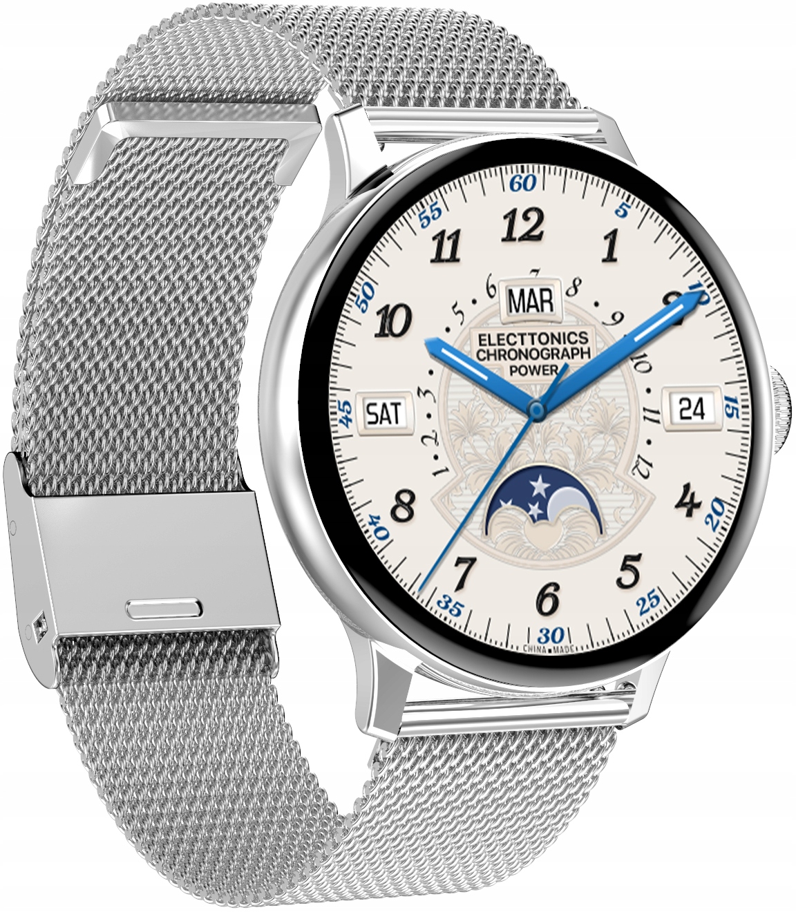 SMARTWATCH ZEGAREK DAMSKI ROZMOWY SMS CIŚNIENIE PL + ŁADOWARKA 1A Marka DexXer