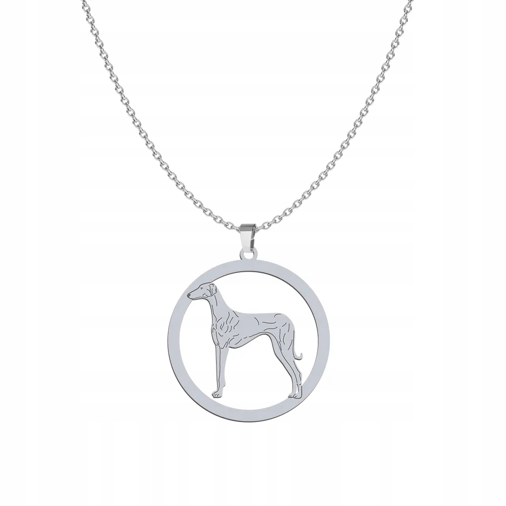 Stříbrný náhrdelník s africkým chrtem 925 Šperky Dárek Gravírování Bonus