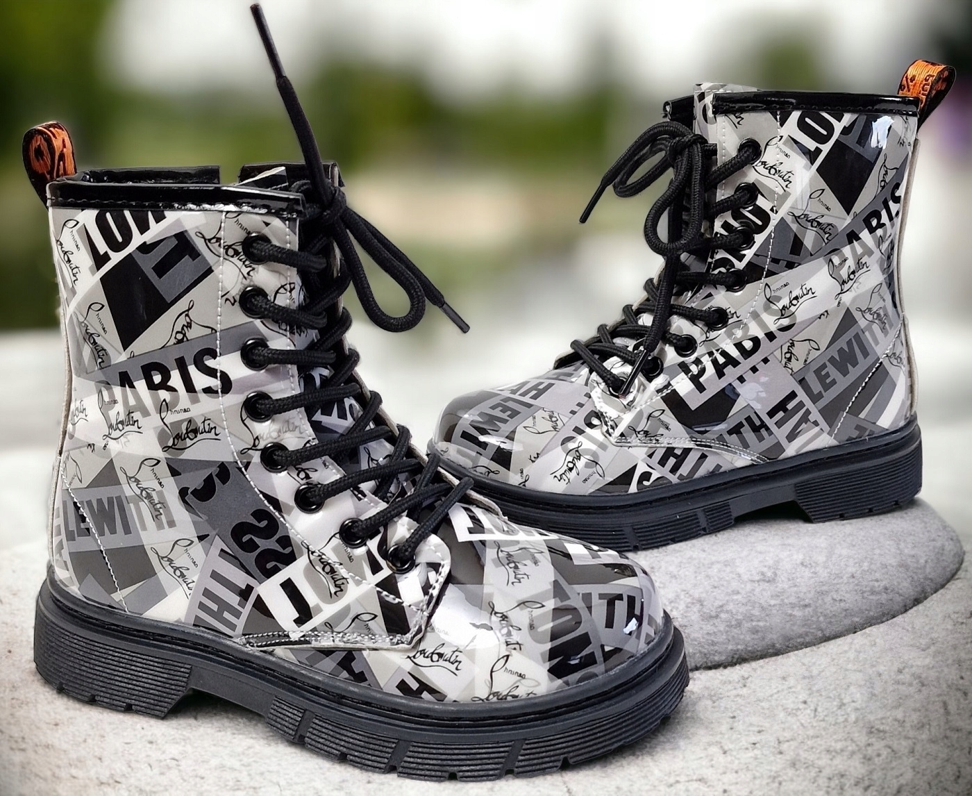 Botki Ocieplane Śniegowce Sznurowane Futerko Dziewczęce Kozaczki Zamek *25* Rozmiar (new) 25