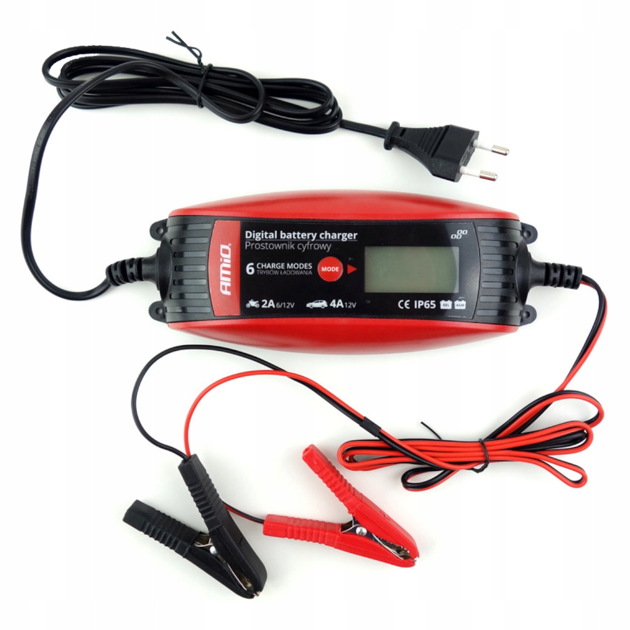 Цифровой выпрямитель для зарядки аккумулятора 6V/12V