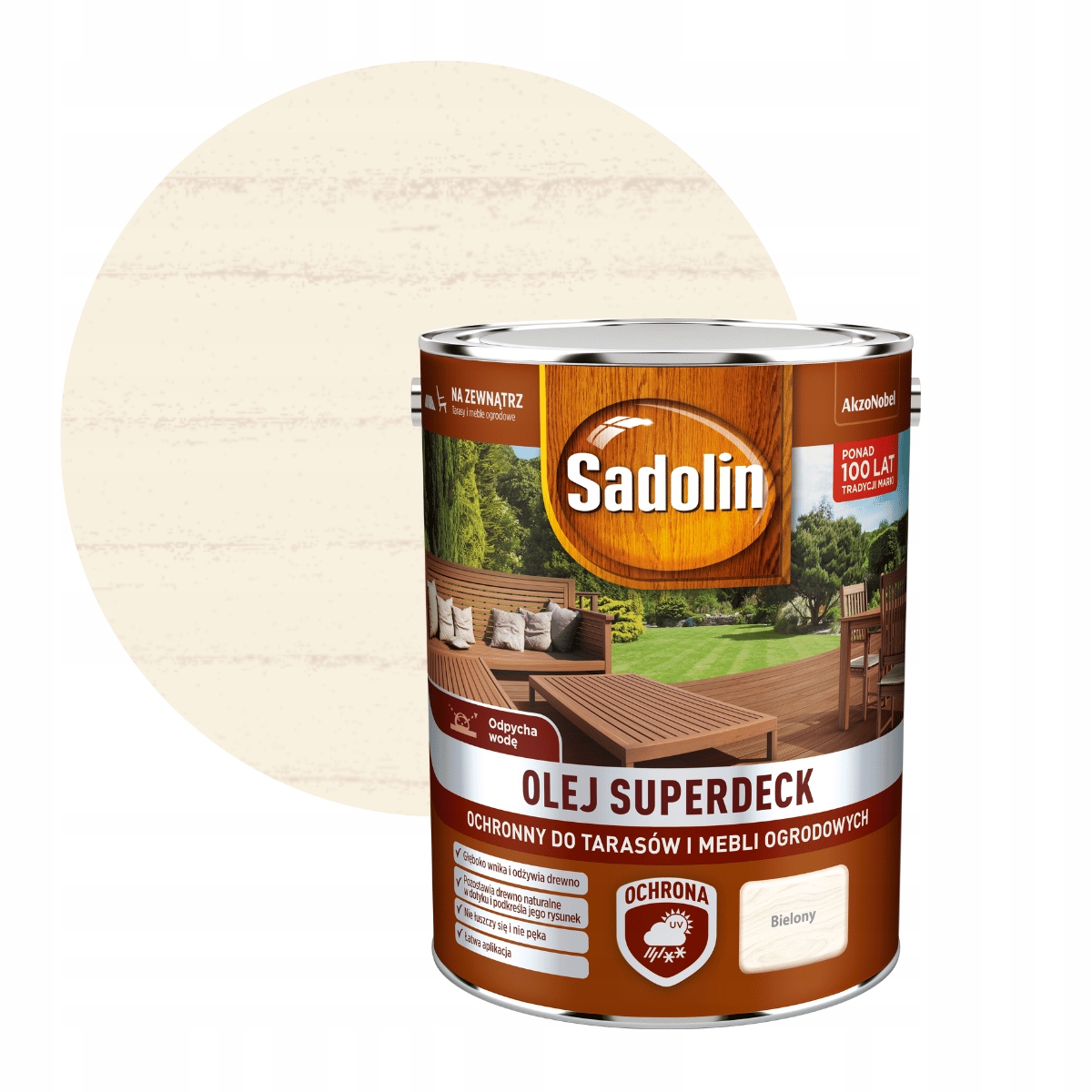 Sadolin Superdeck Olej Do Tarasów 5l Bielony