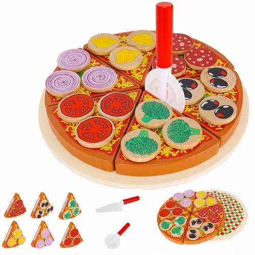 

Pizza Drewniana Małe Agd Na Rzepy Klocki
