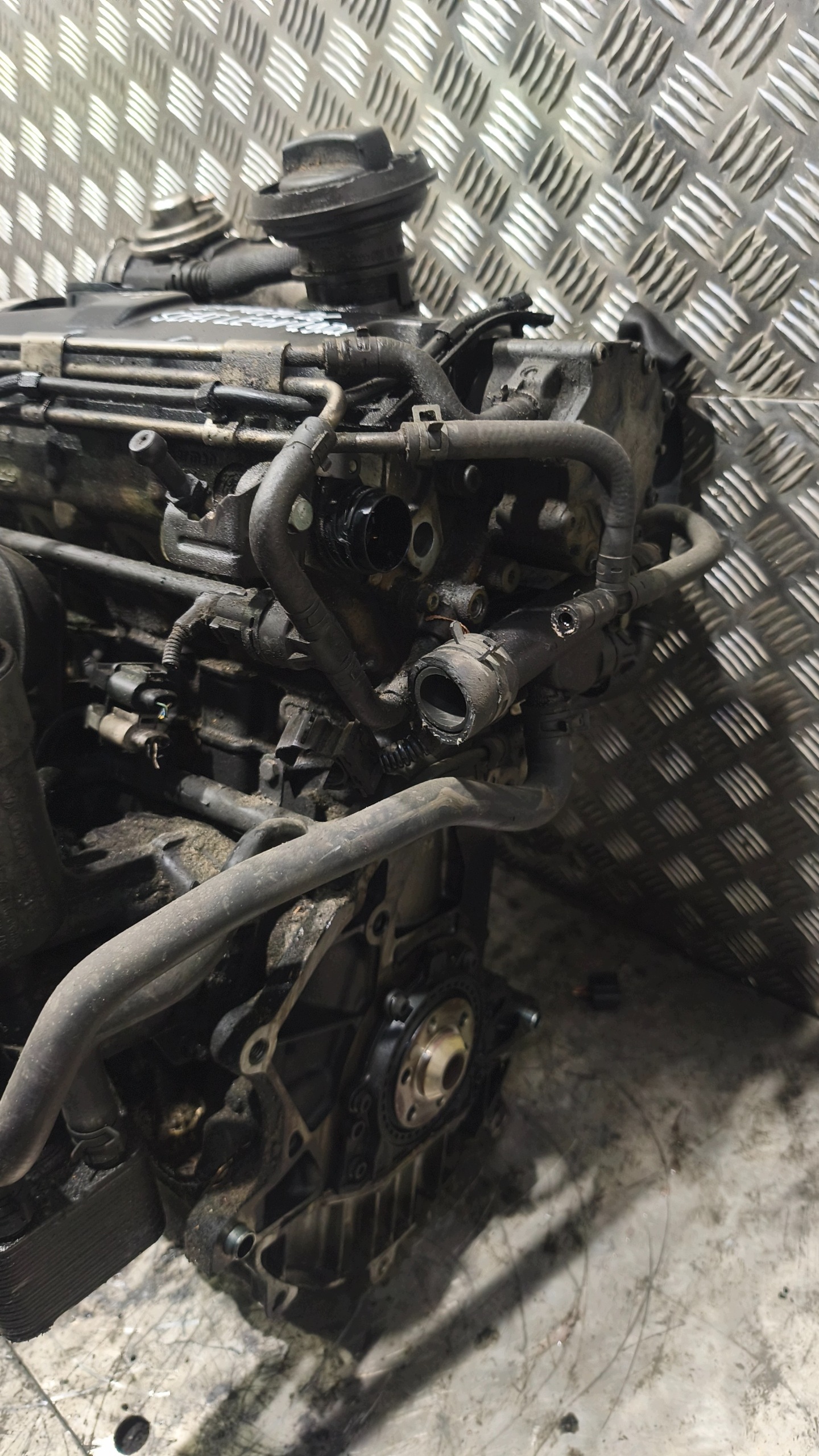 engine unprotected pillar SEAT LEON 1.9TDI 2005r ASZ