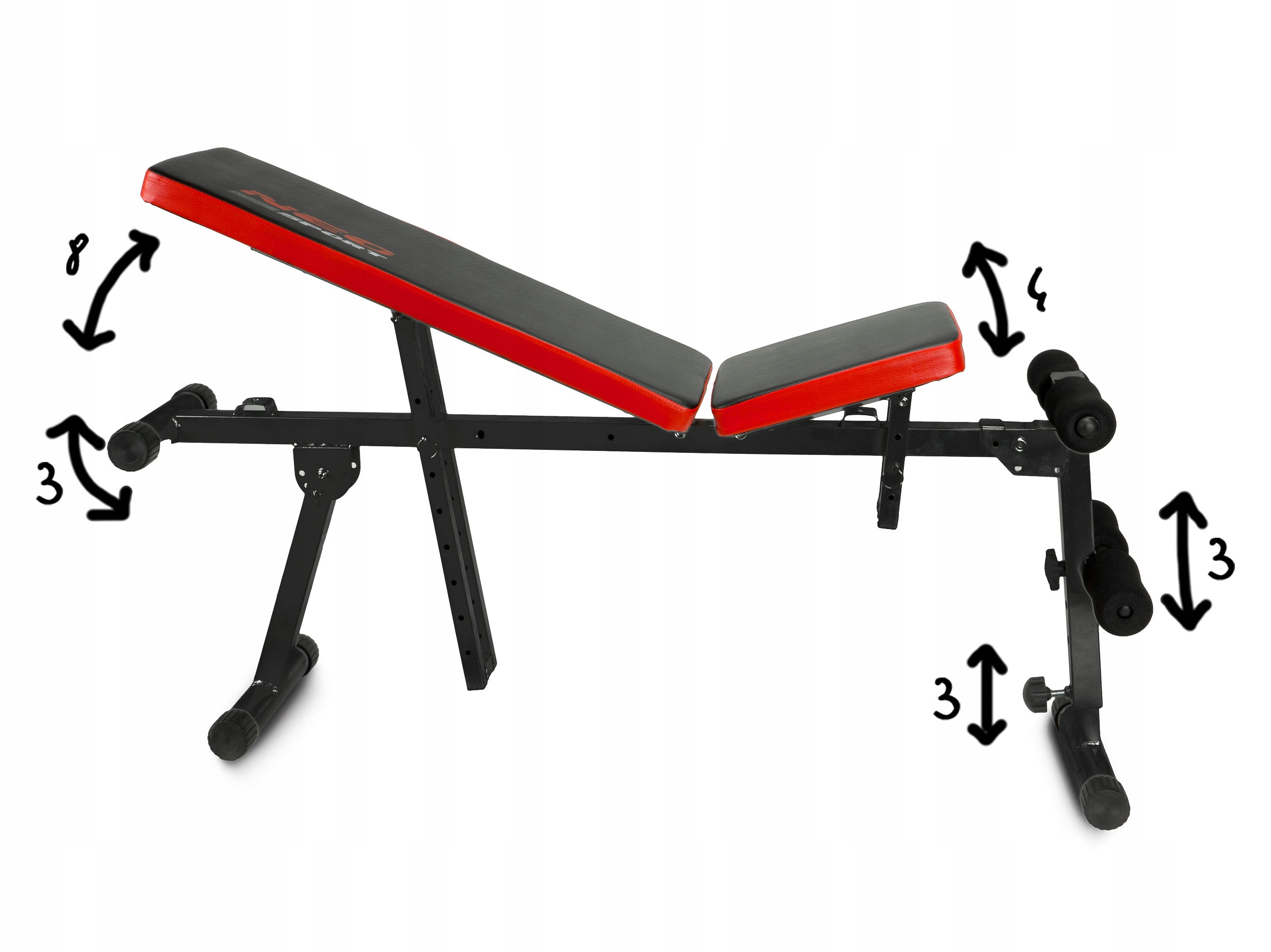 ЛАВА ДЛЯ ТРЕНАЖІРОВАННЯ ЛАВА ДЛЯ ТРЕНУВАННЯ NEOSPORT NS03 Довжина 136 см