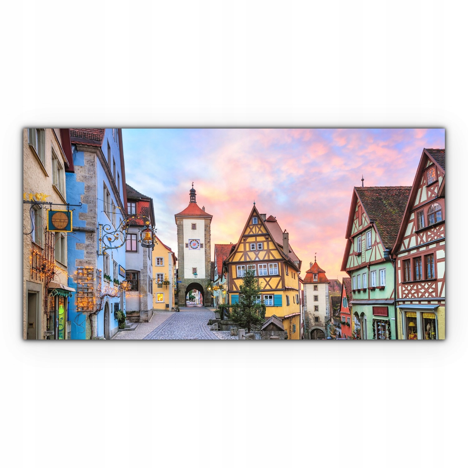 

Obraz canvas na ścianę 140x70 Domy Bawaria Miasto