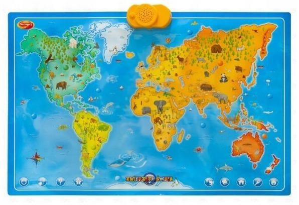 Interaktywna Mapa Zwierzęta Świata Dumel