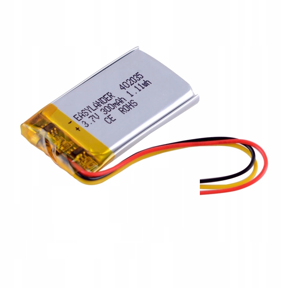 

Bateria Akumulator Li-Poly 300mAh 3.7V Ntc 402035