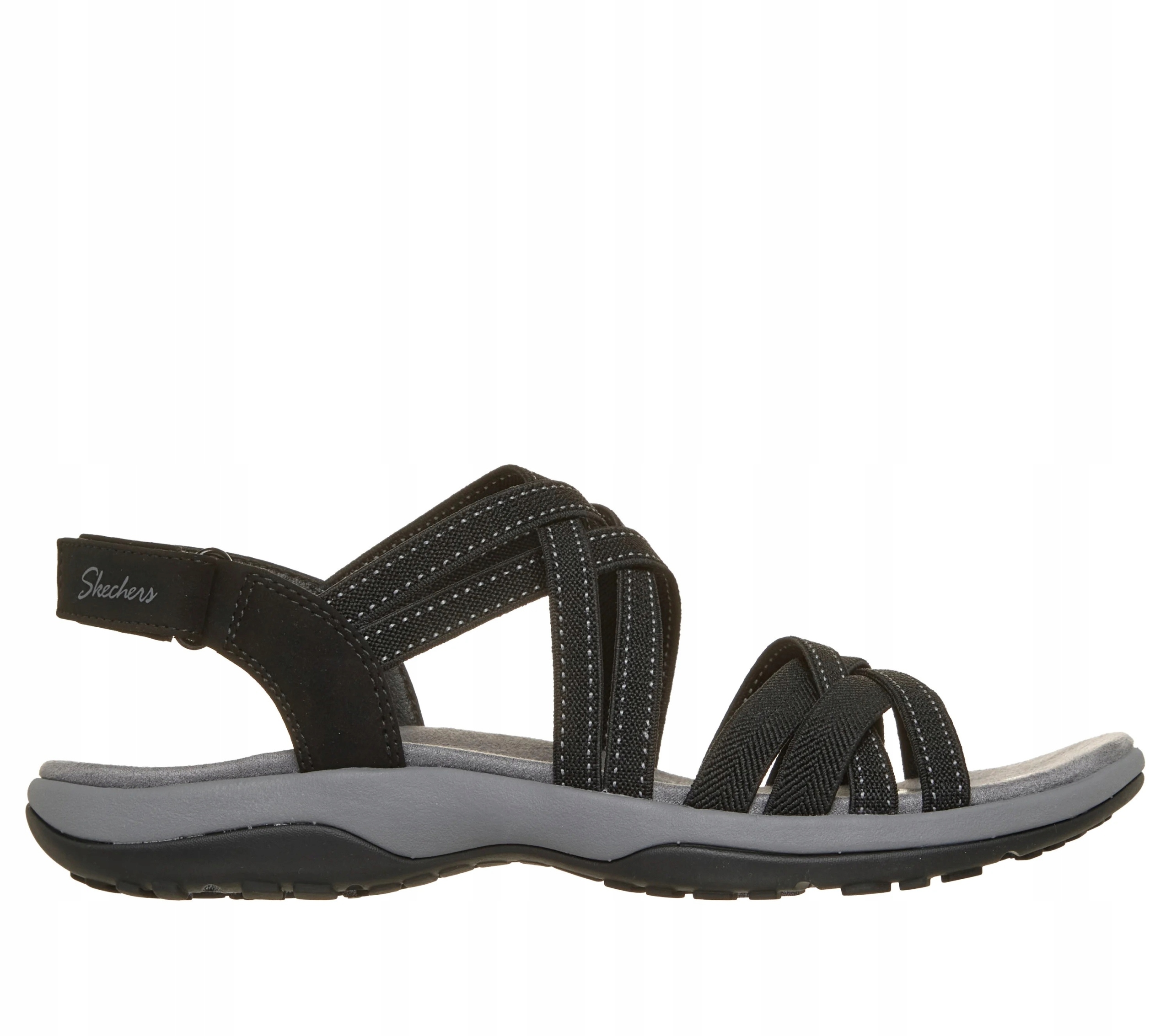 Dámské sandály Skechers Reggae Slim Summer Getaway černé 163571 Blk
