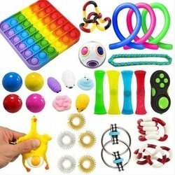 

Zestaw Zabawek Antystresowych Fidget Toys Bubble