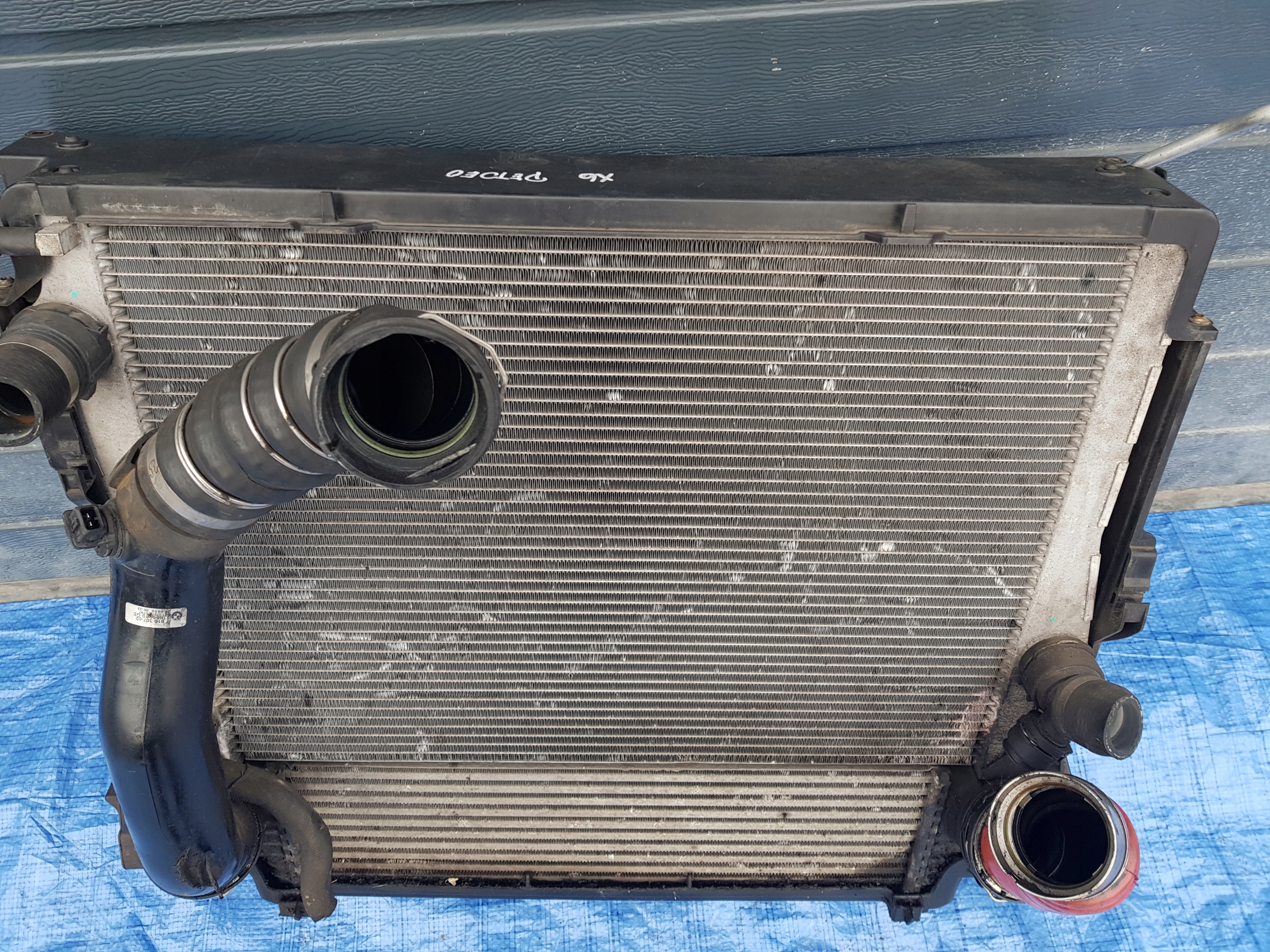 KOMPLET hladnjaci vode KLIMY BMW X6 E71 X5 E70 3.0 D 7809321