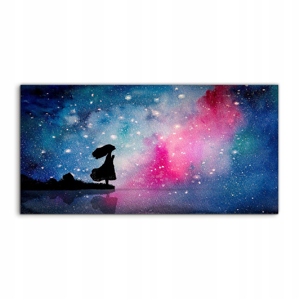 

Obraz 140x70 z grafiką Akwarele Gwiazda nowoczesny