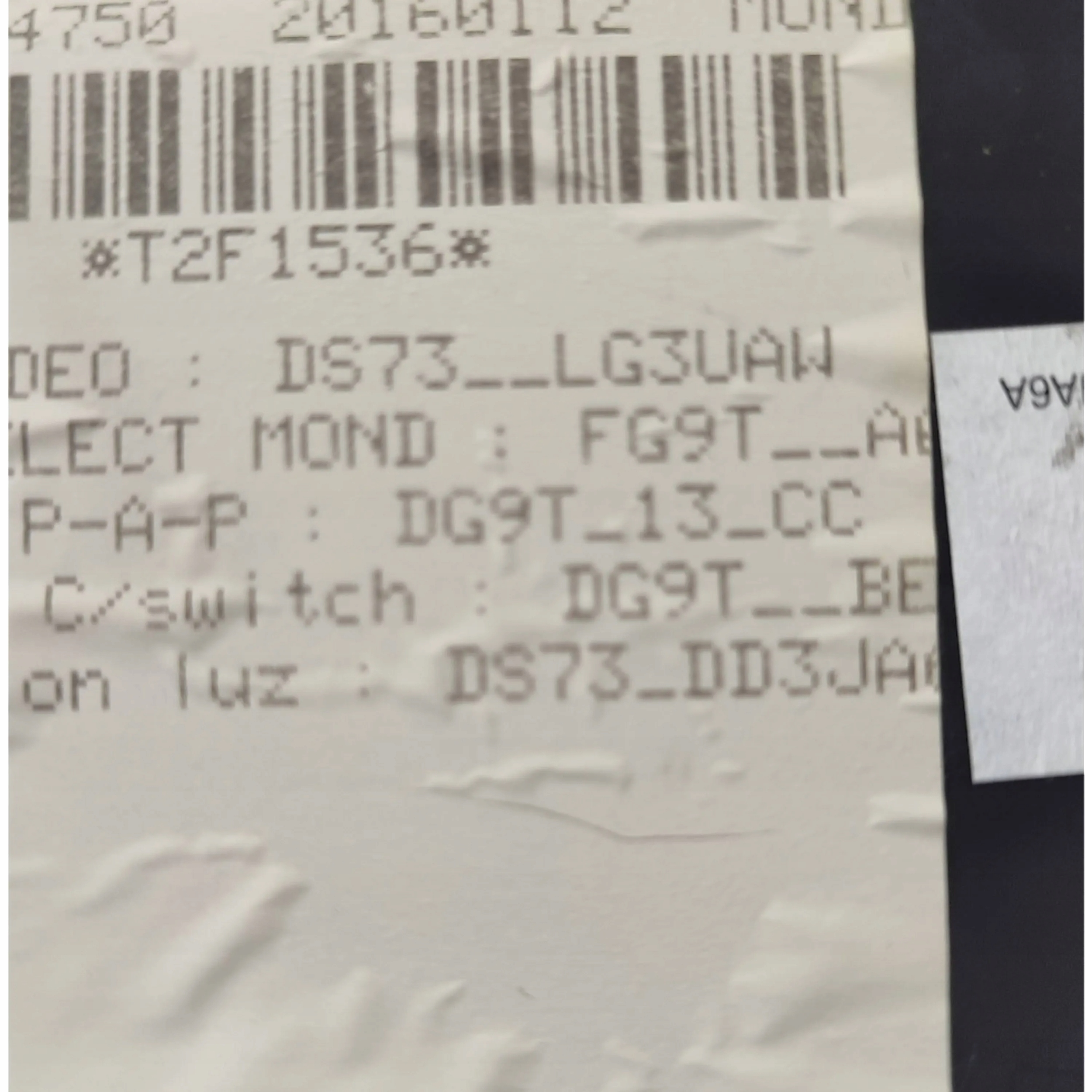 Ford Mondeo MK5 16r 2.0TDCi tunel mitte Adapter, Stecker