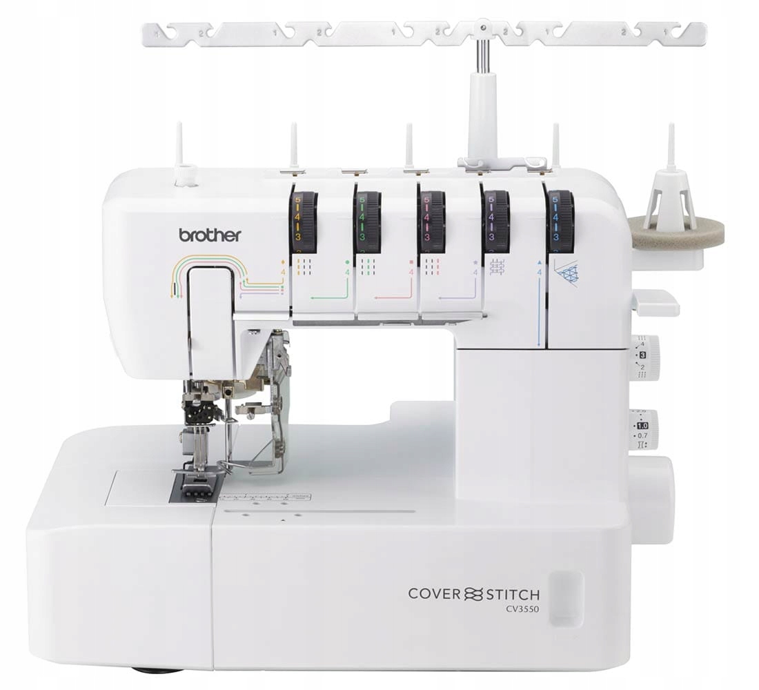 Maszyna do szycia Coverlock renderka Brother CV3550 5-nitek górny przeplot