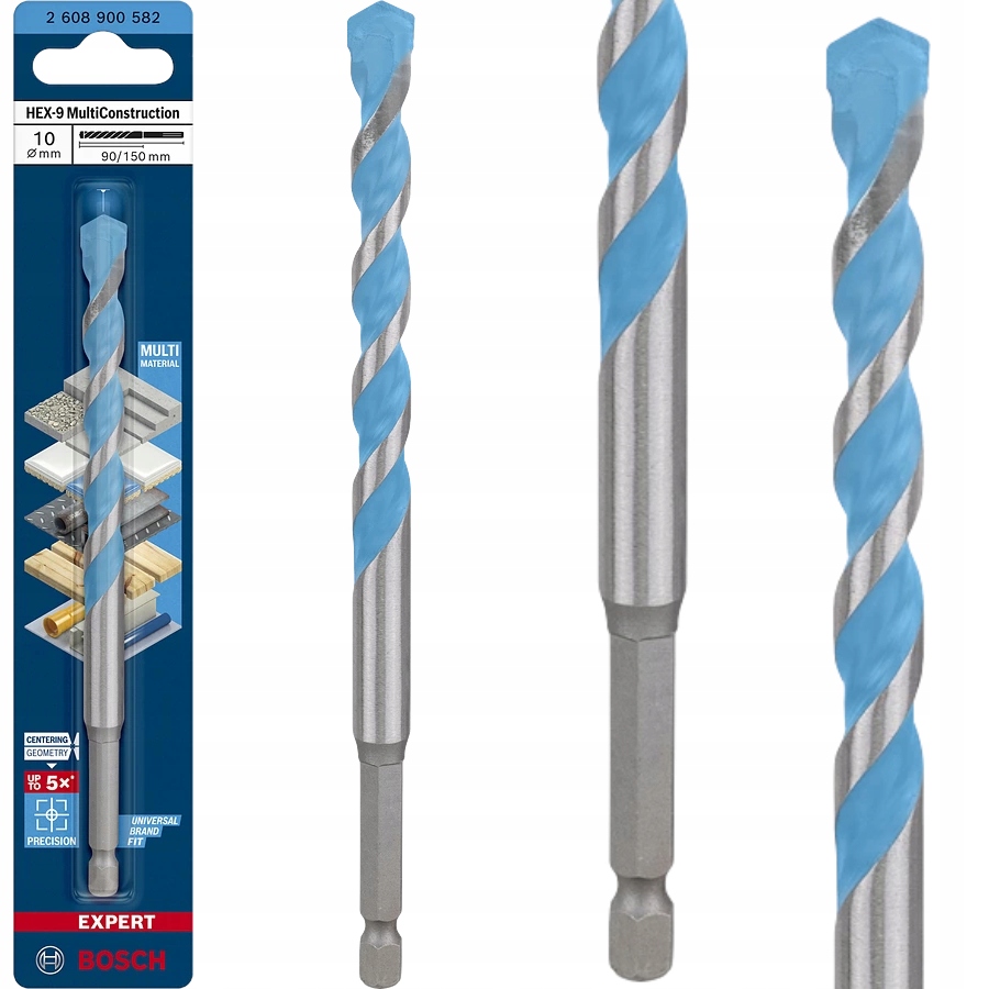 

Bosch Wiertło uniwersalne 10x90x150mm HEX-9 Expert