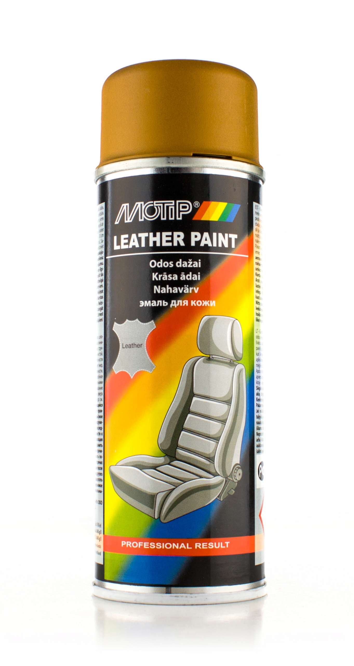 MOTIP rudy LAKIER FARBA DO SKÓRY VINYLU SPRAY