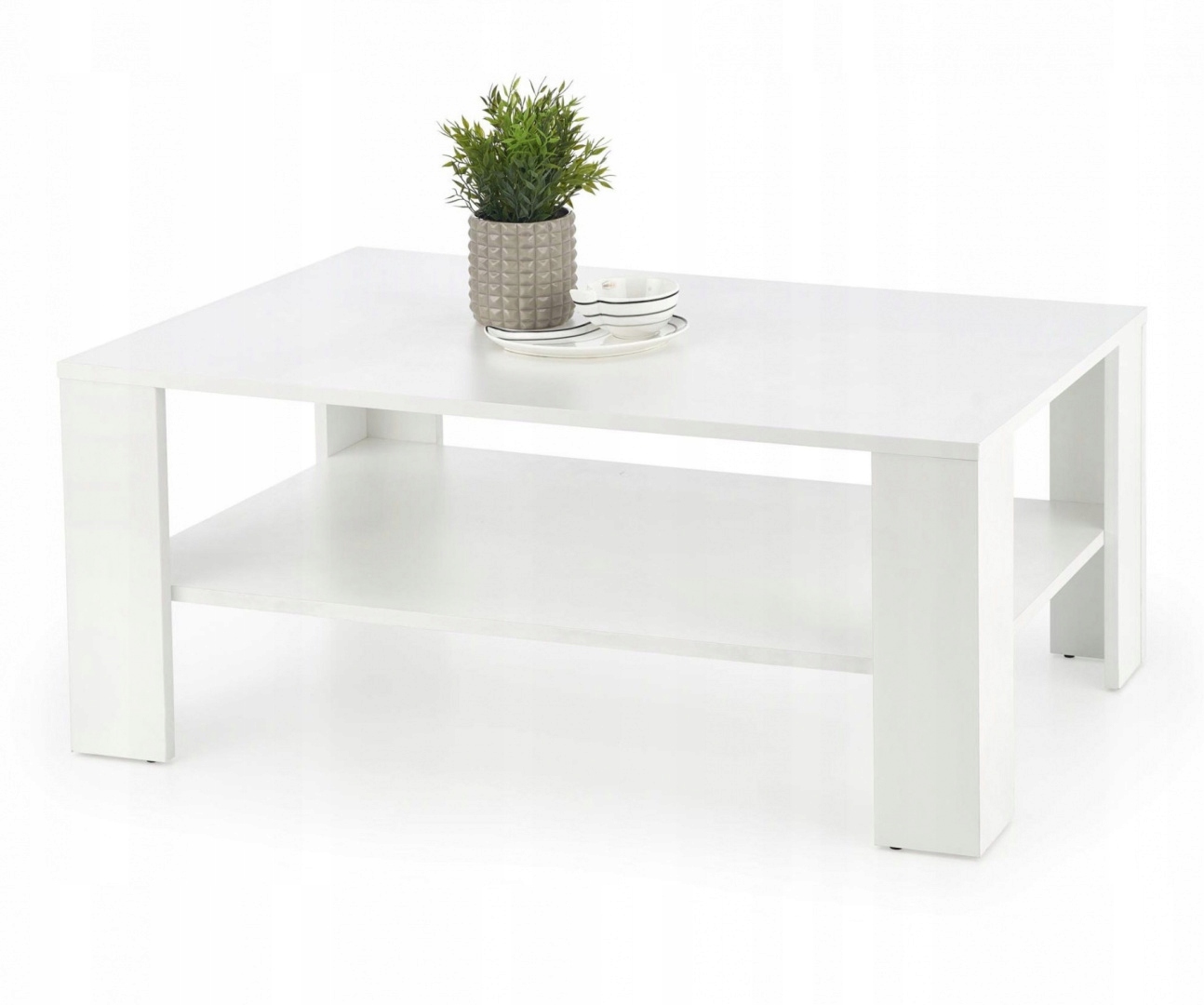 

Halmar ława +półka Kwadro biały-MDF laminat110x65