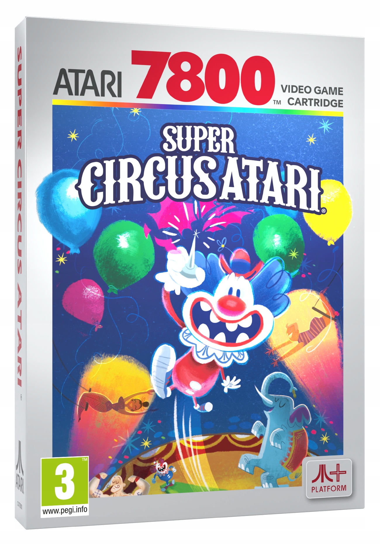 2X Gra Atari Super Circus Atari do 2600+ 7800+ 7800
