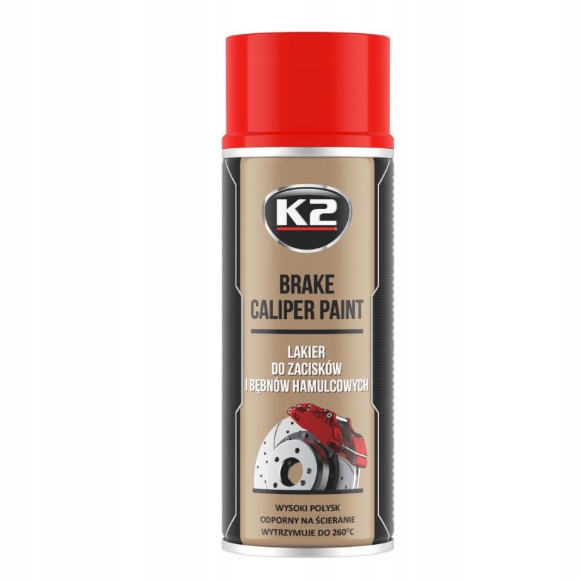 

K2 Brake Caliper 400ml Czerwony lakier do zacisków