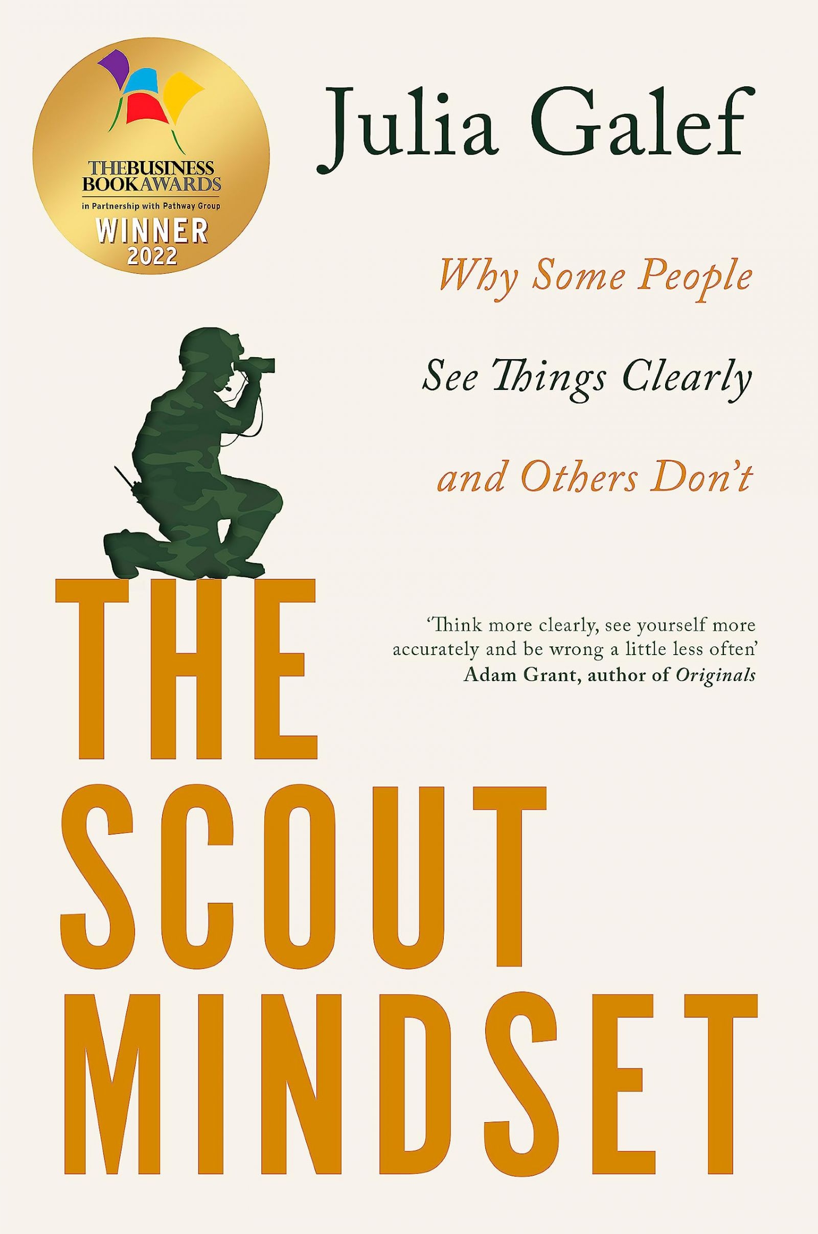 SCOUT MINDSET - Julia Galef (KSIĄŻKA)
