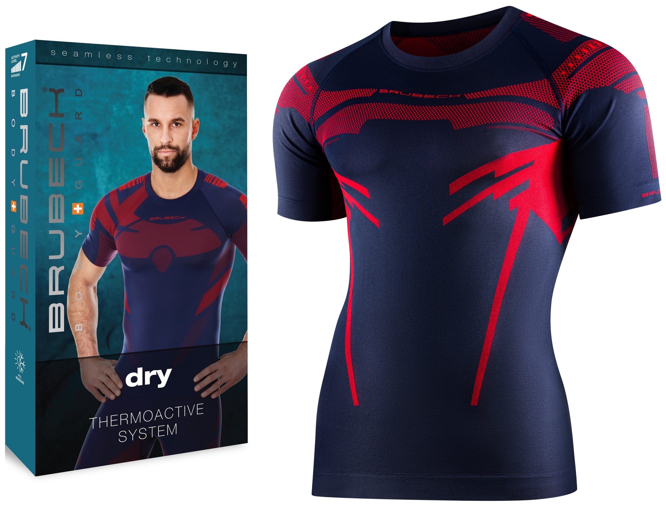 Brubeck Dry Oddychajaca Koszulka Sportowa -XL