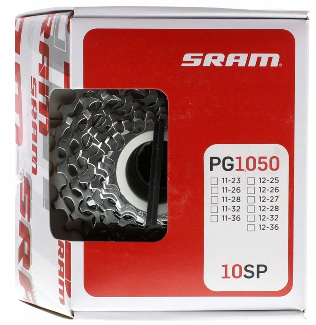 Kaseta rowerowa 10 rzędowa Sram Gx PG-1050 11-36 zębów 10SP 10 rzędów