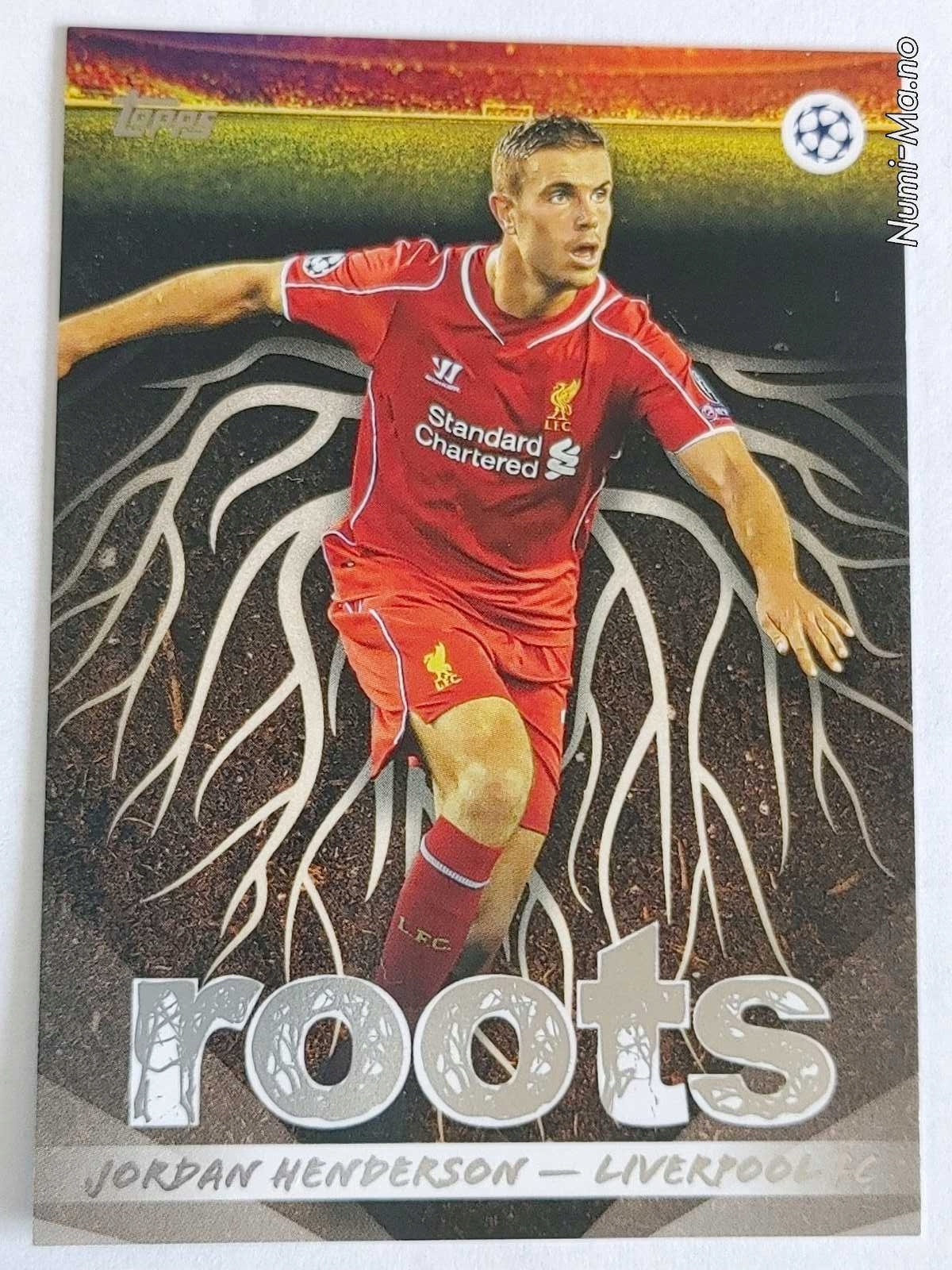 Topps Ucl 2025-26 RT-9 Roots Henderson Liverpool 1883