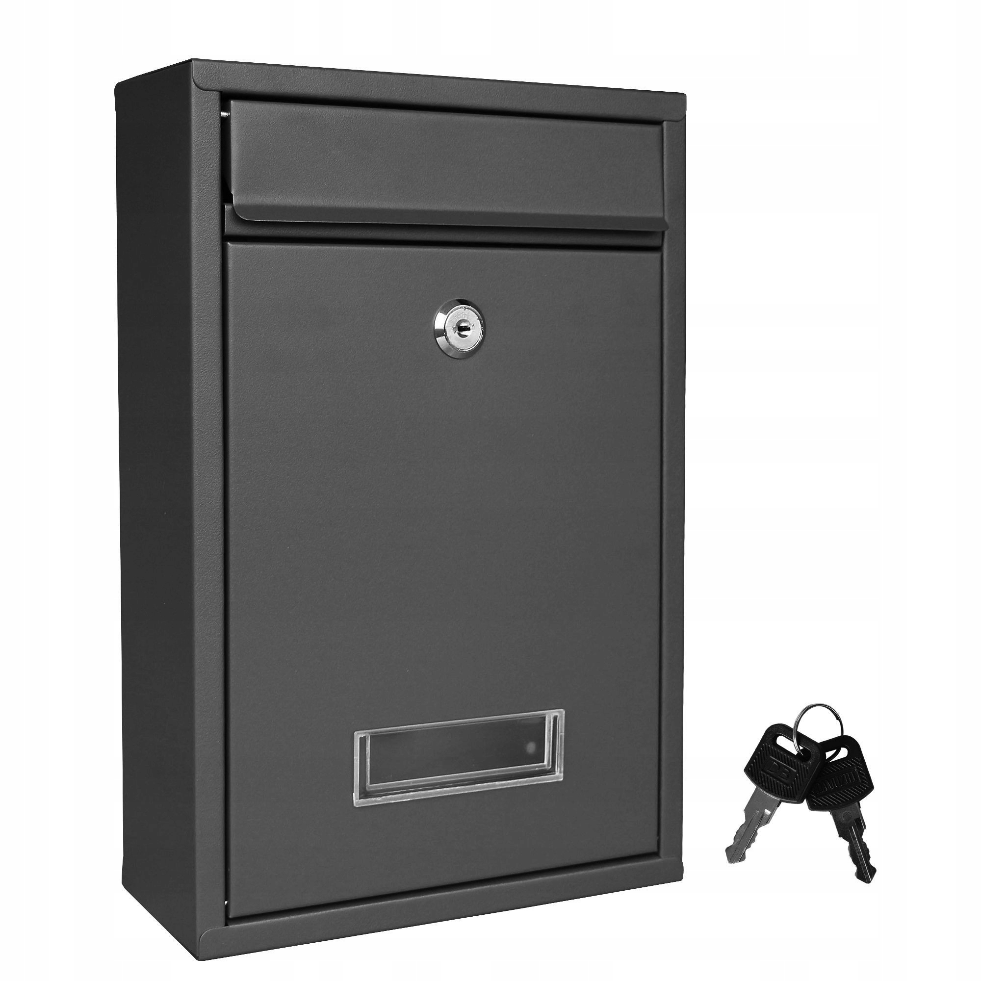 

Skrzynka na listy Pocztowa gazety do domu Antracyt