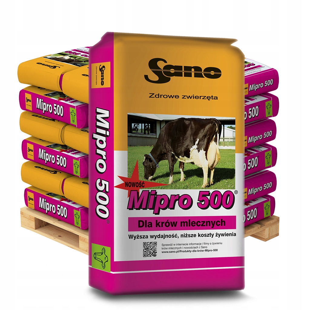 Sano Mipro 500 białko witaminy dla krów bydła 25kg
