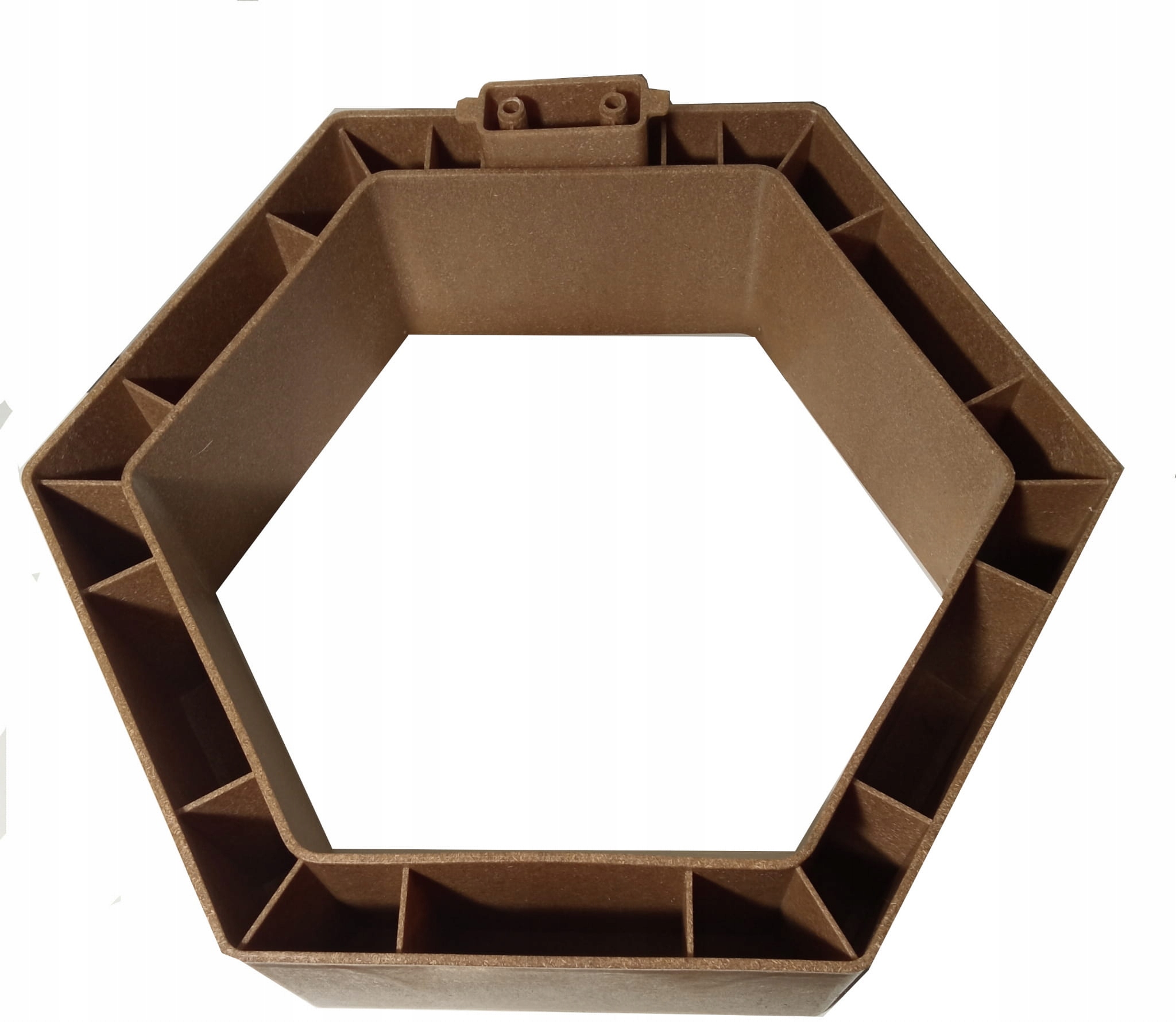 Półka ścienna plaster miodu heksagon z WPC 30x10 Marka Chłopcy z Rancza