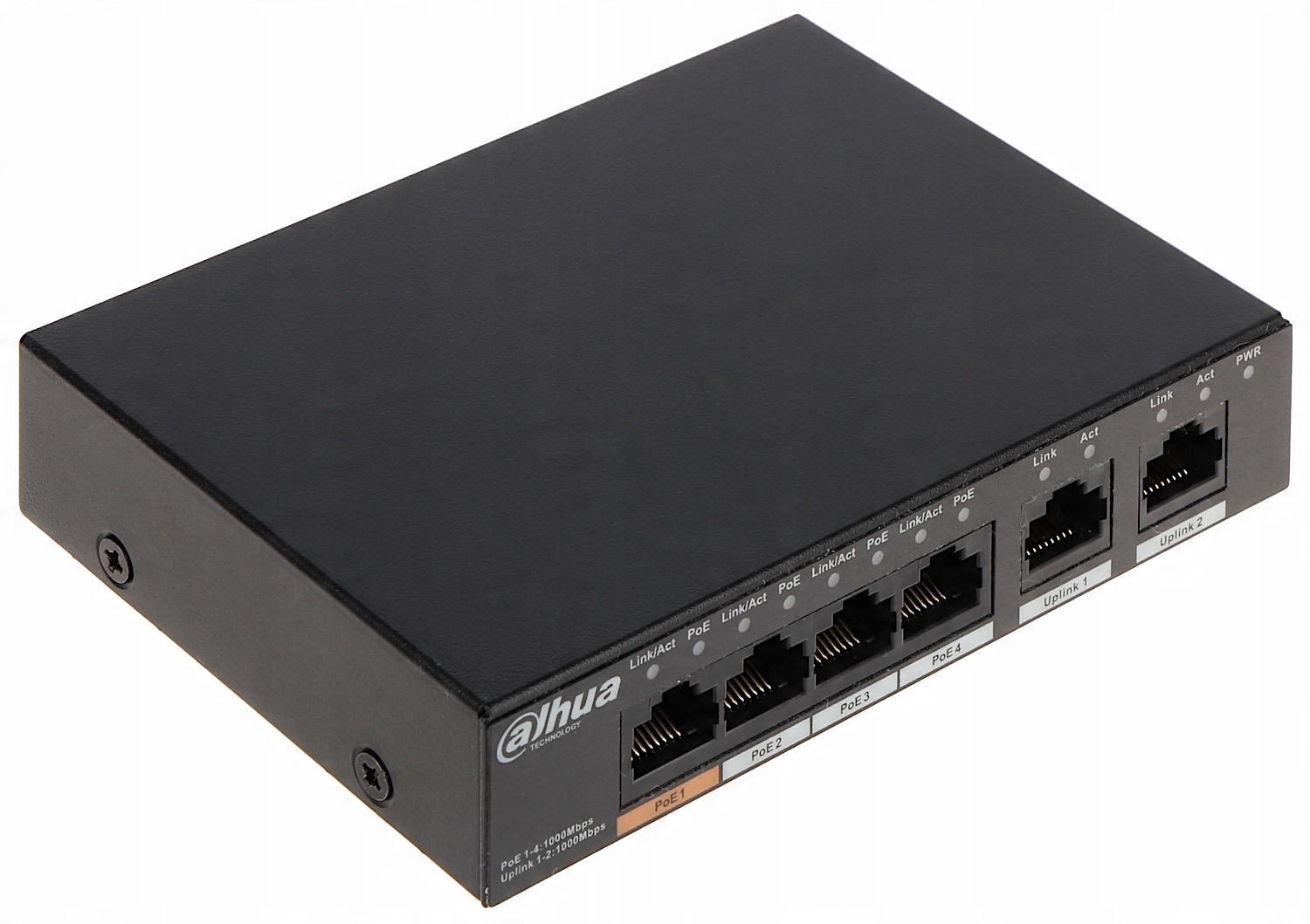 

Switch PoE Dahua PFS3006-4GT-60 4xPoE Gigabit, 2xU