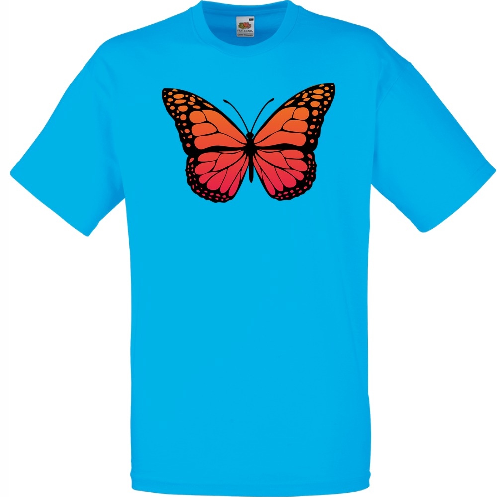 

Koszulka motyl motylek kolory M lazurowa