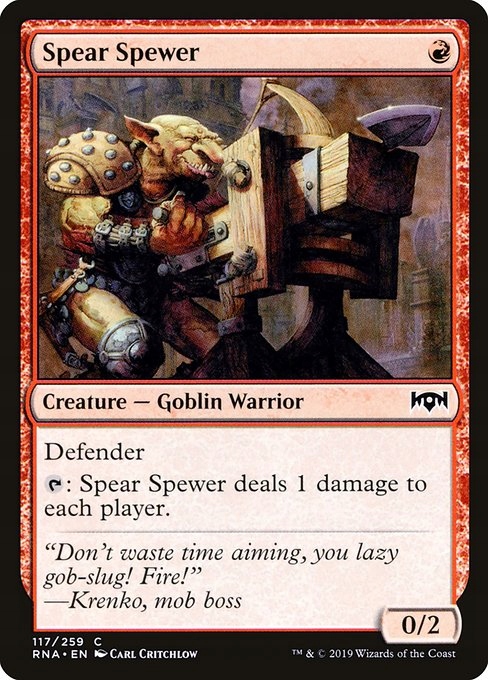 MtG: Spear Spewer (RNA)