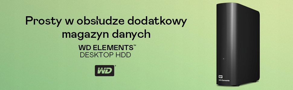 Western Digital WD Elements Desktop zewnętrzny dysk twardy 18TB USB 3.0 Rodzaj dysku HDD