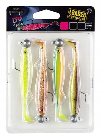 Zestaw gum Fox Rage Slick Shad Mix Uv Loaded 9cm