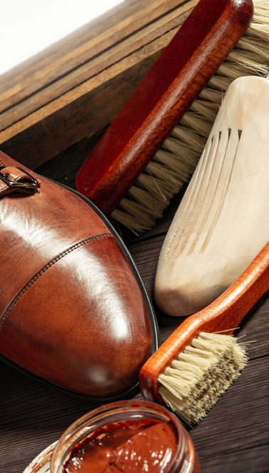 Trzewiki damskie skórzane brązowe RYŁKO śniegowce ocieplane zimowe na zimę Kolor brązowy