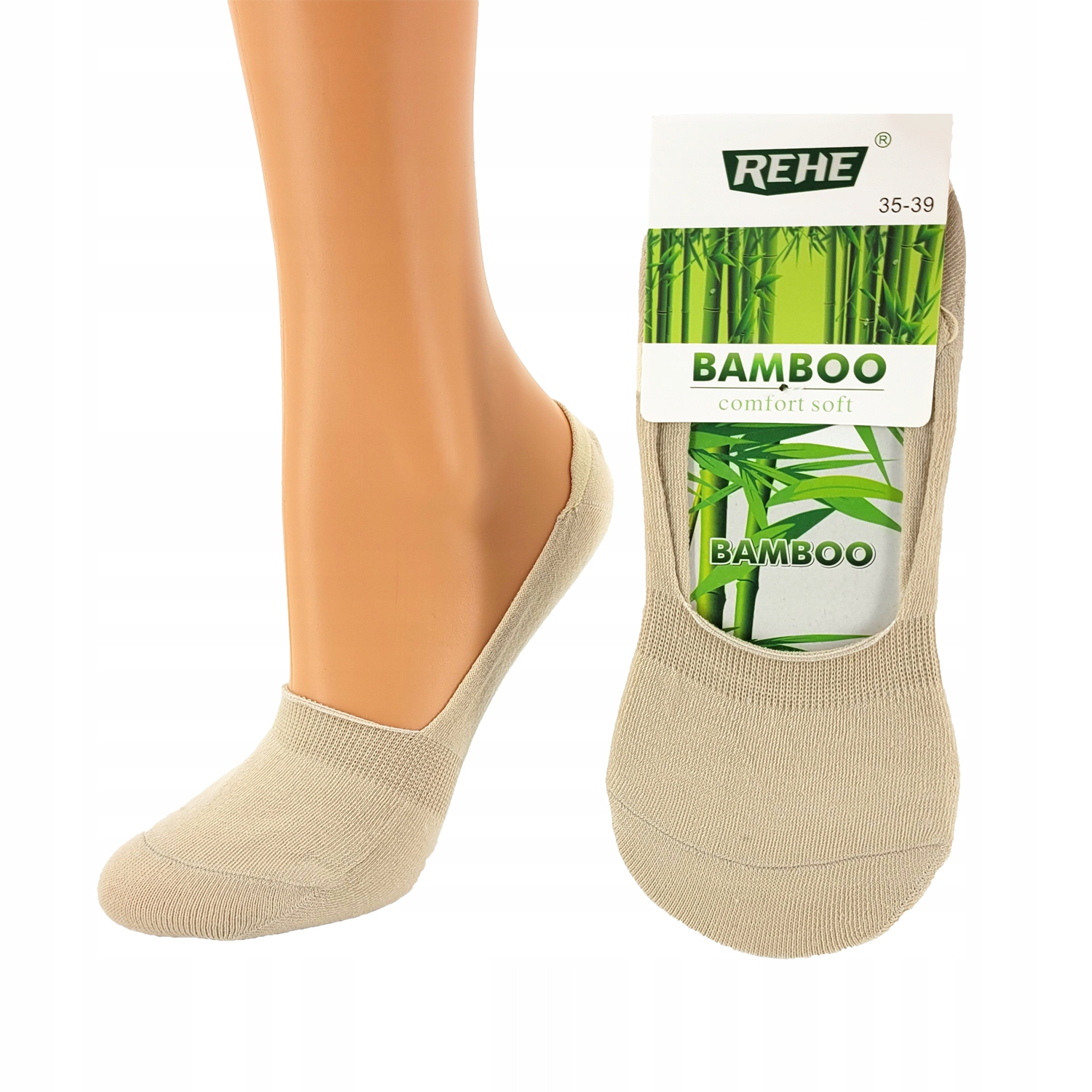 

Stopki Balerinki Damskie Bambusowe 38-42