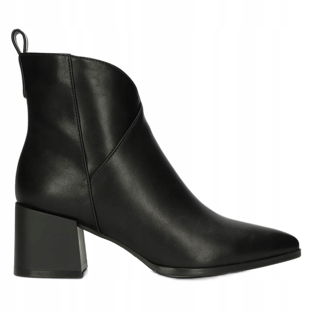 Czarne Skóra ekologiczna Buty Filippo r.40