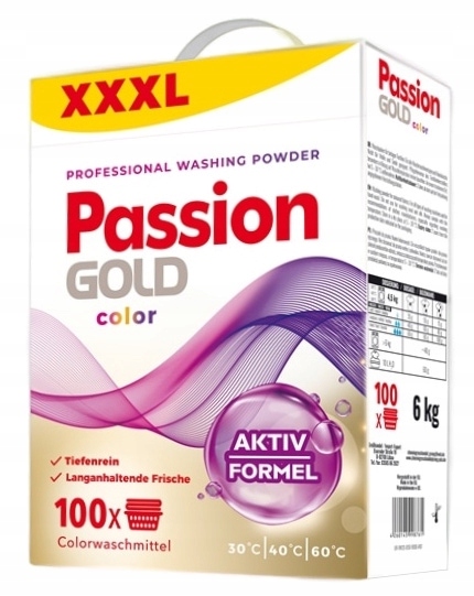 

Passion Gold Professional Color Proszek 100 pr 6kg